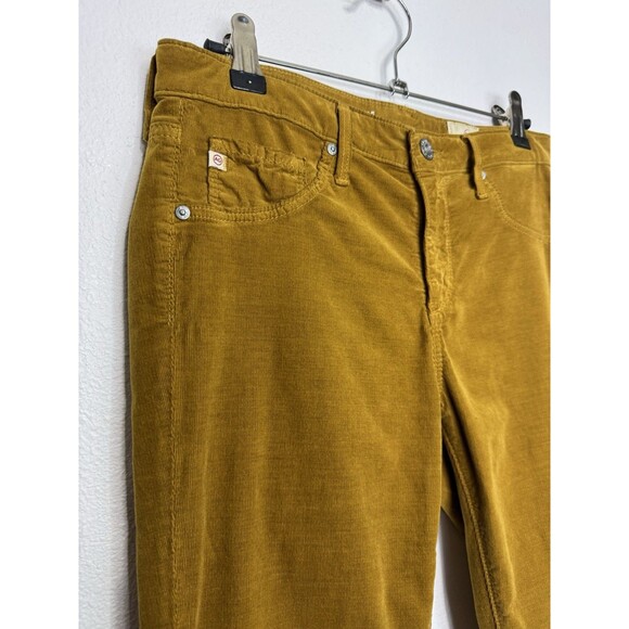 AG Adriano Goldschmied 27 The Legging Ankle Super Skinny Corduroy Mustard Gold - Picture 2 of 16